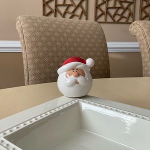 HO HO HO Santa Head Platter Decoration 🎅
